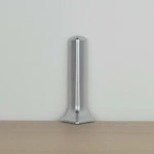 Tijdelijk Beschikbaar Buitenhoek geborsteld zijdeglans zilver (bij 5502)- Aluminium bewerkt - 10 x 40 mm